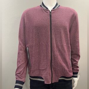 Ted Baker zip up varsity style sweatshirt